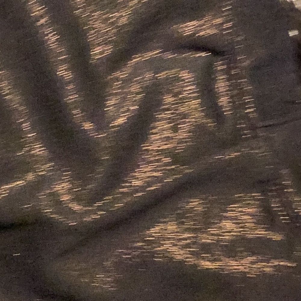 NWOT Denim24/7 Bronze sparkle knit stretch pull on pants. Dressy20W